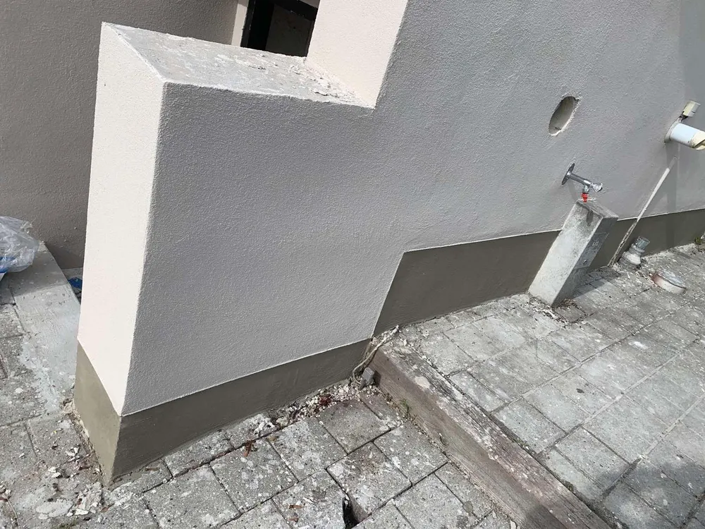  Murerarbejde i gang med facaderenovering på hus i Rødovre